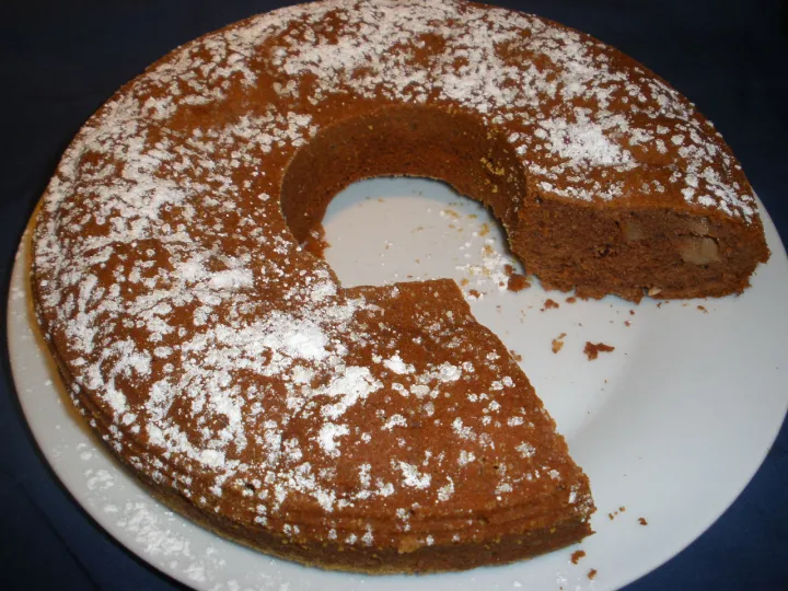 Schokokuchen mit Apfel und Bananenstückerl