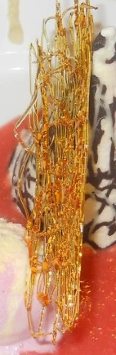 Karamellgarnitur (für Desserts)