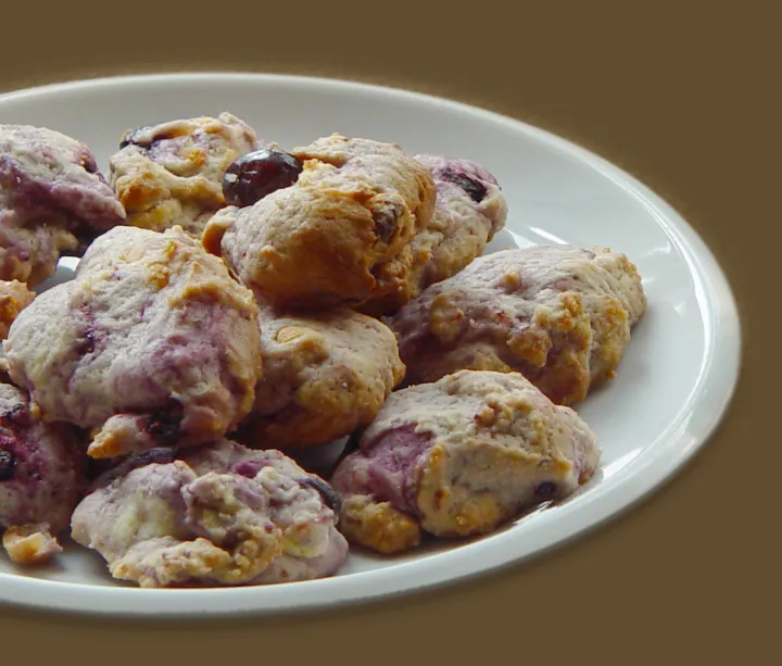 Cookies mit Blaubeeren & Cranberries