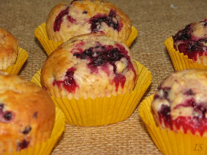 Buttermilch-Brombeeren-Muffins
