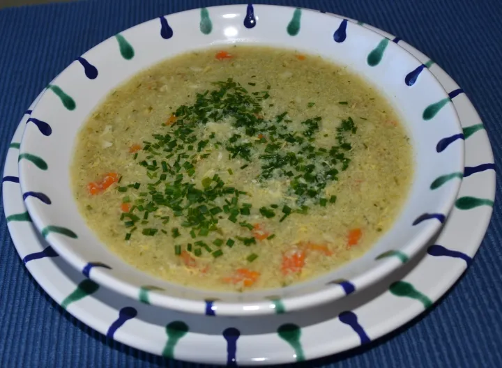 Grießeinlaufsuppe