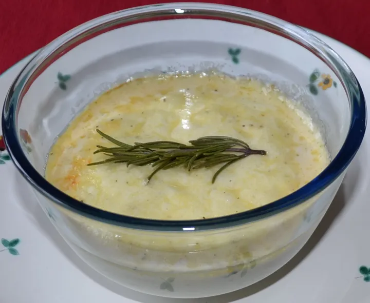 Überbackene Käsesuppe