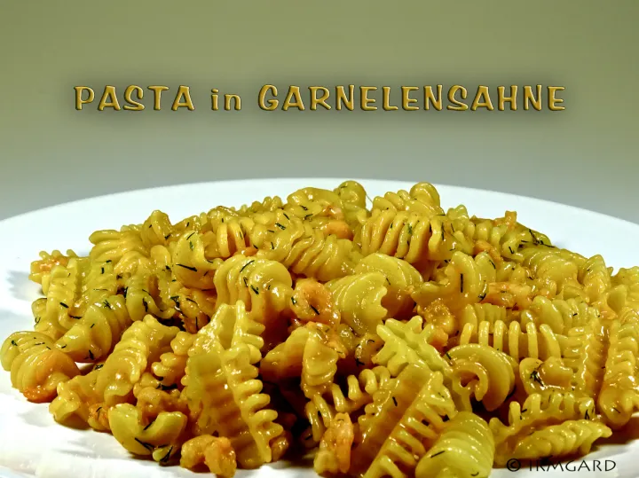 Pasta in Garnelensahne