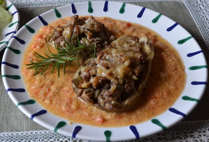 Gefüllte Melanzani