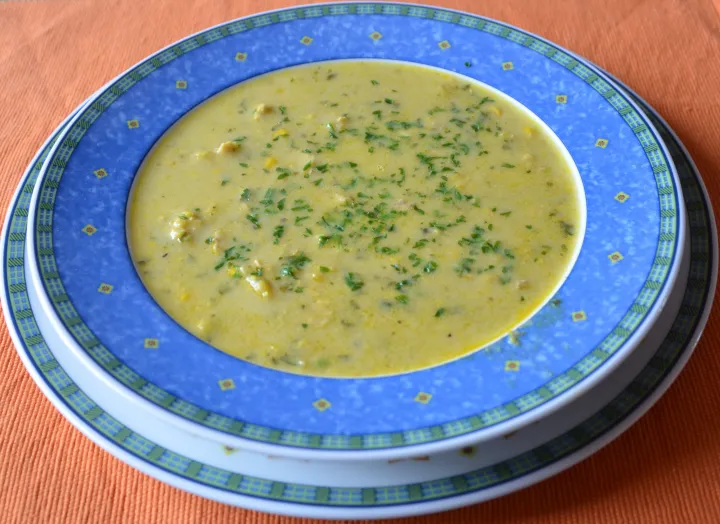 Hendl-Mais-Suppe