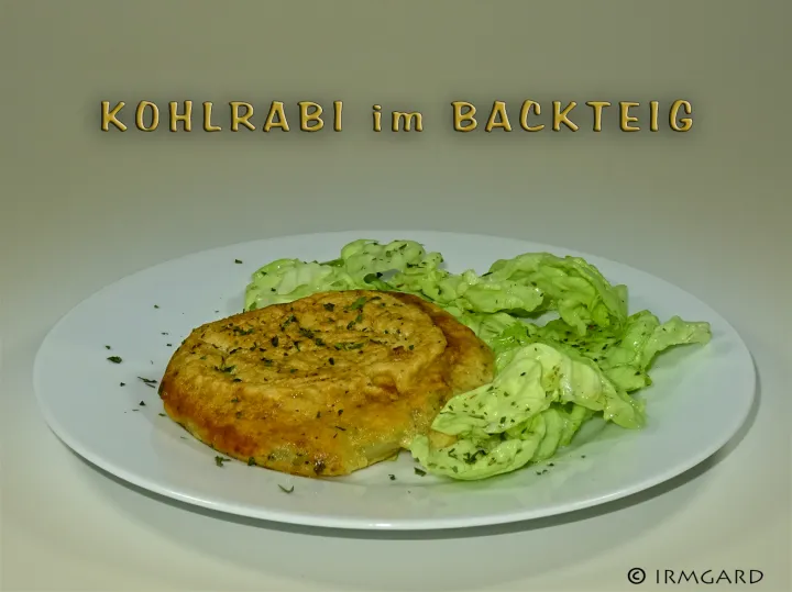 Kohlrabi im Backteig