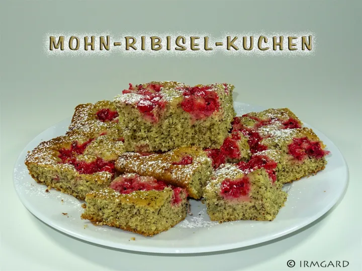 Mohn-Ribisel-Kuchen