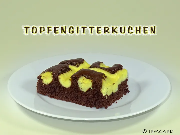 Topfengitterkuchen
