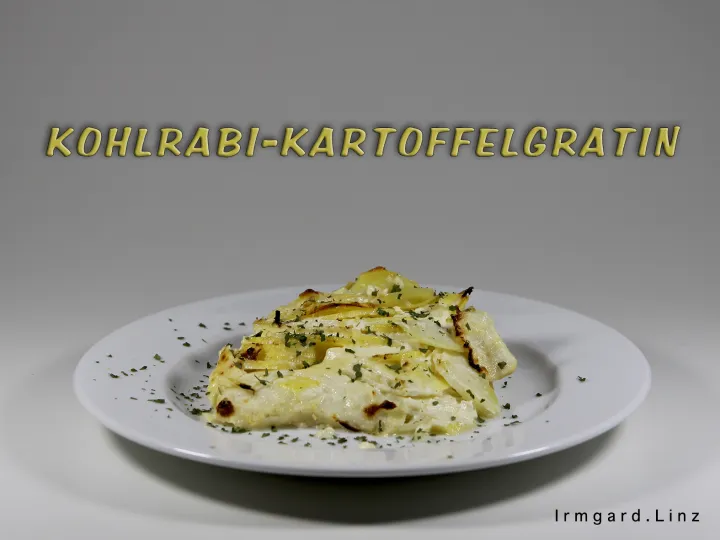 Kohlrabi-Kartoffel-Gratin