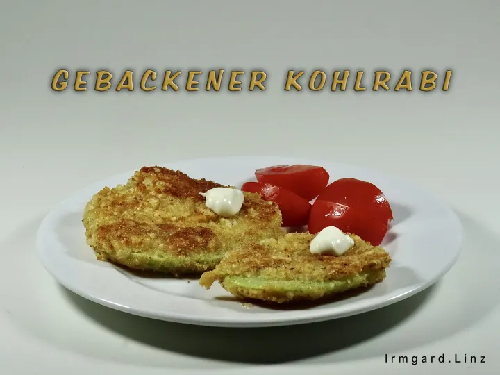 Gebackener Kohlrabi