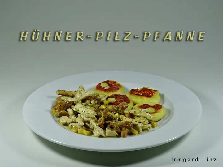 Hühner-Pilz-Pfanne