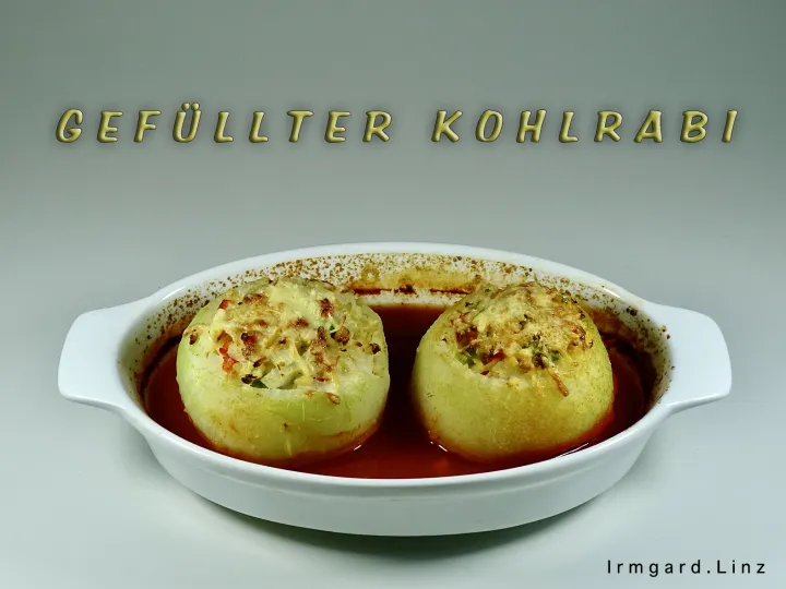 Gefüllte Kohlrabi