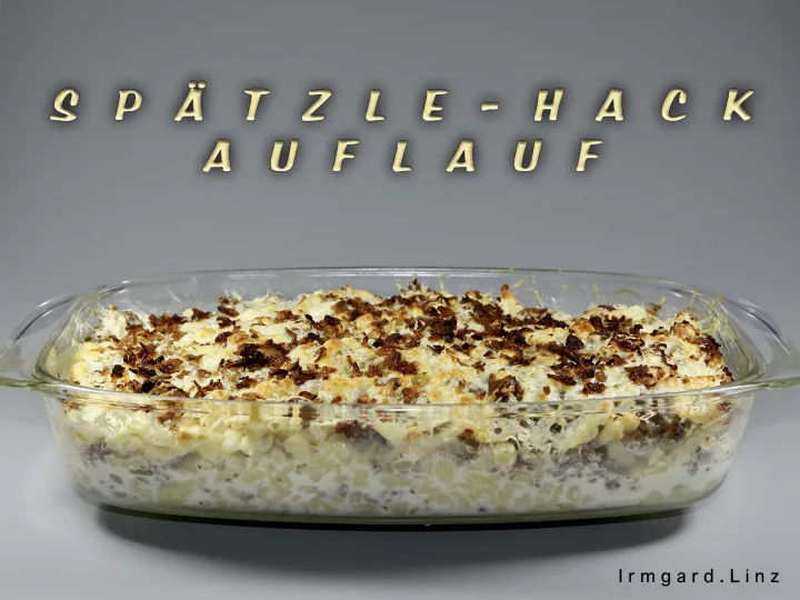 Spätzle-Hack-Auflauf