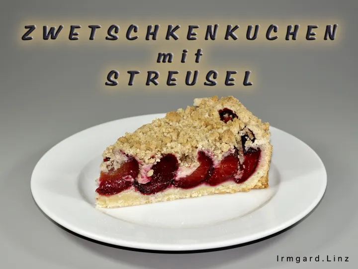Zwetschkenkuchen mit Streusel
