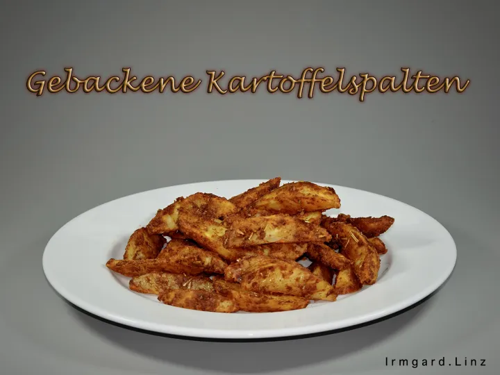 Gebackene Kartoffelspalten 
