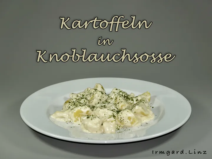 Kartoffeln in Knoblauchsosse