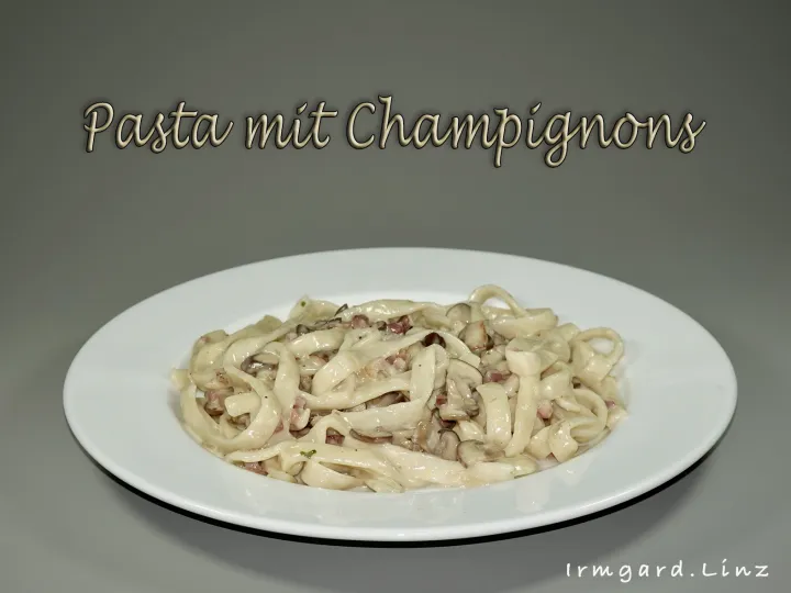 Pasta mit Champignons