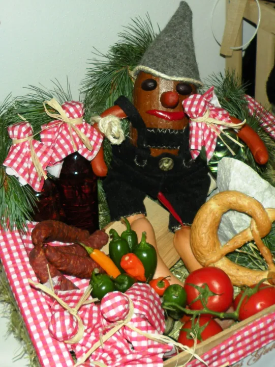 Wurstmandl als Geburtstagsgeschenk