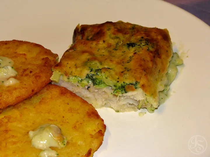 Seelachs mit Brokkoli-Käsekruste