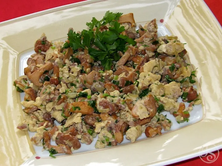 Geröstete Eierschwammerl