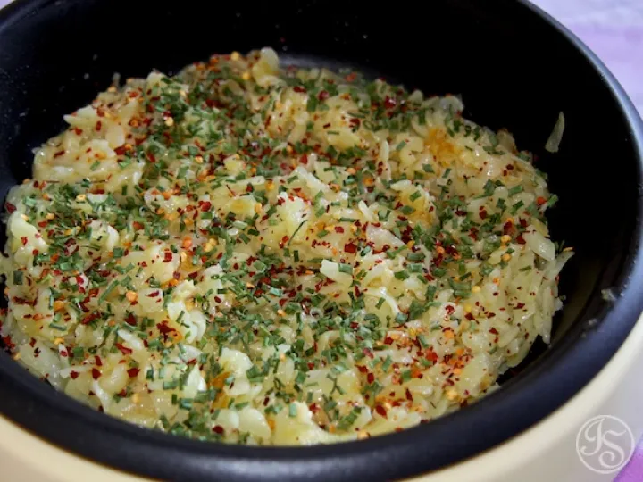 Rösti mit Käse und Chili