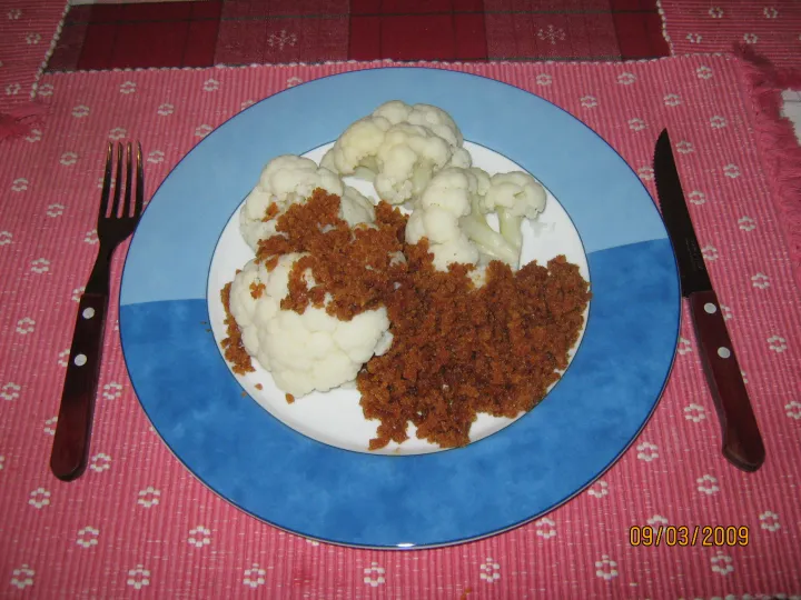 Karfiol mit Bröseln