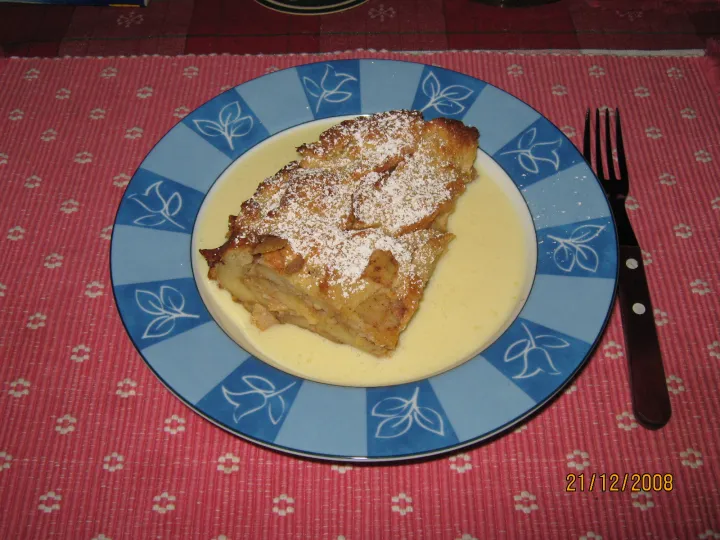 Scheiterhaufen & Vanillesauce