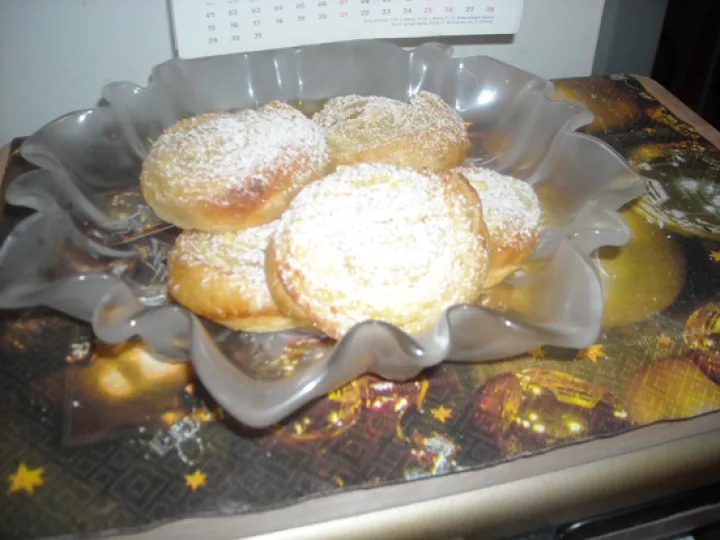 Plunderteig - Topfenschnecken