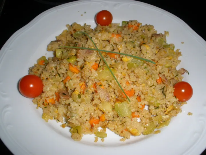 Bunte Cous-Cous- Pfanne