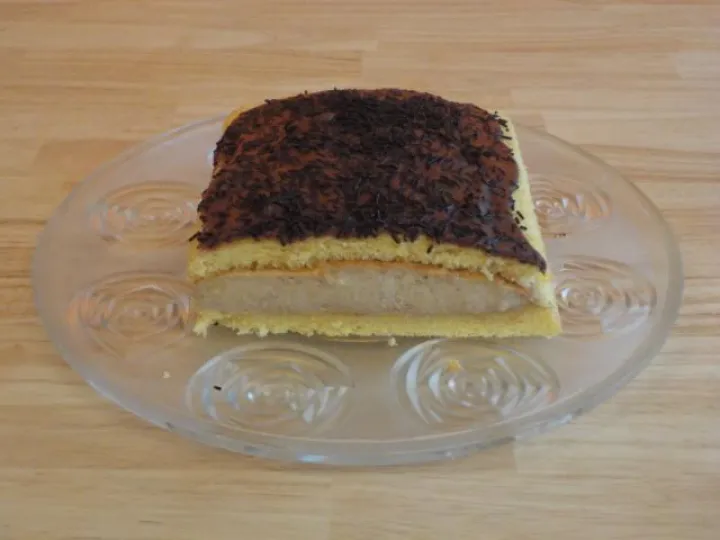 Bananencremeschnitte