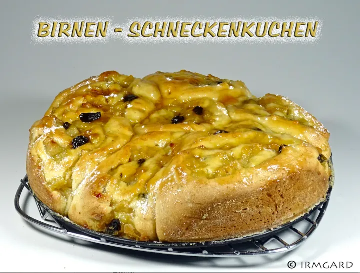 Birnen-Schneckenkuchen