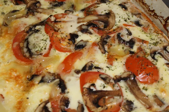 Funghi-Pizza (mit Champignons)