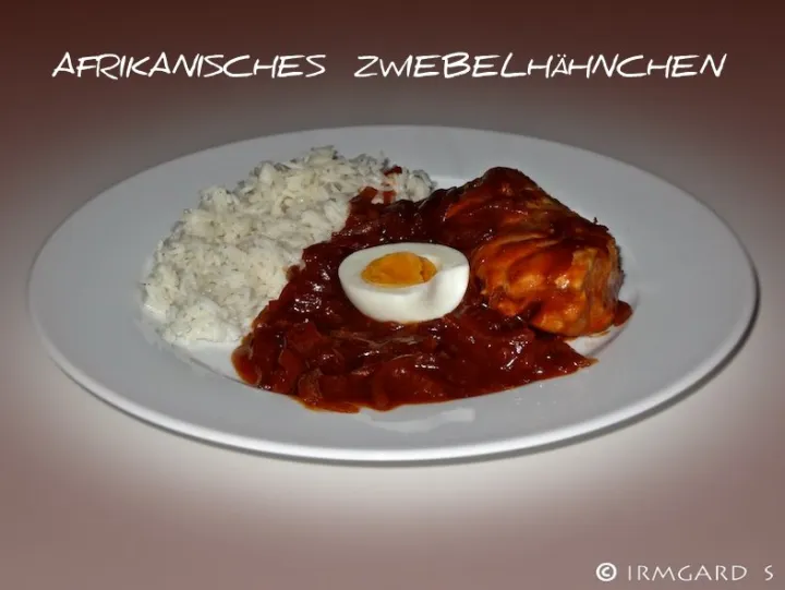 Afrikanisches Zwiebelhähnchen