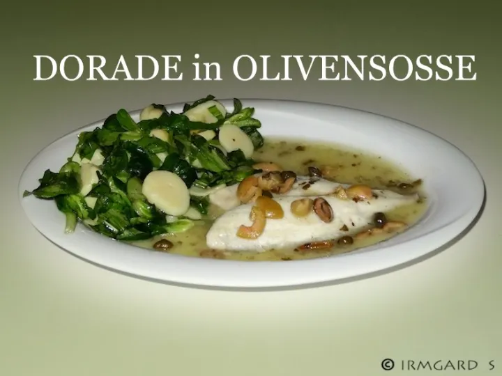 Dorade in Olivensosse