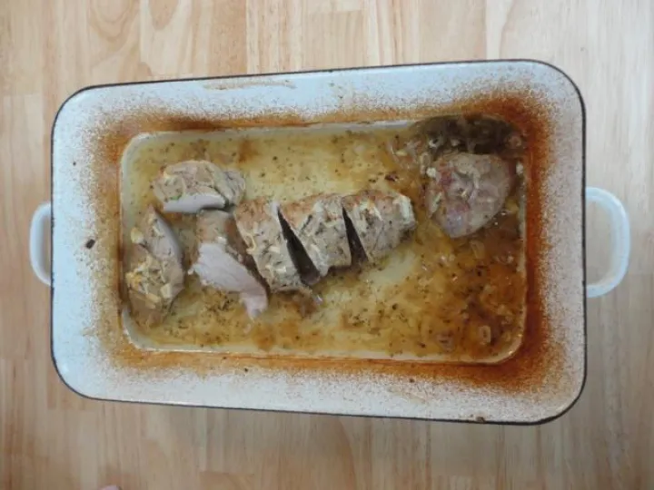Saftiger Schweinslungenbraten aus der Rein