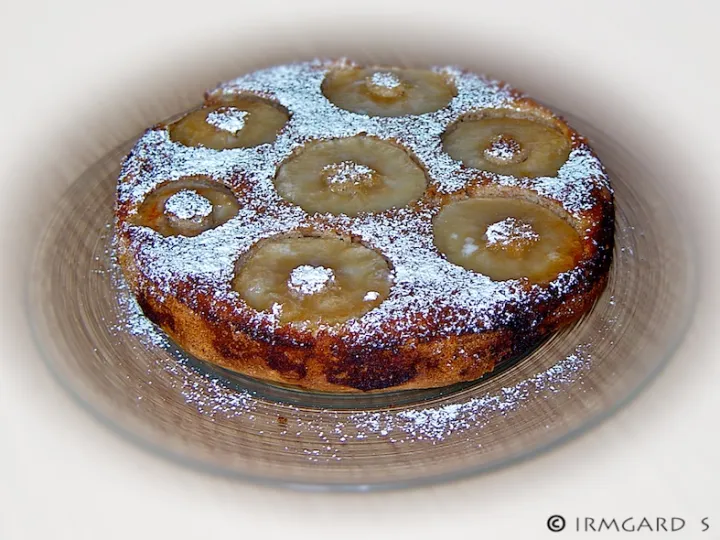 Apfelkuchen upside down