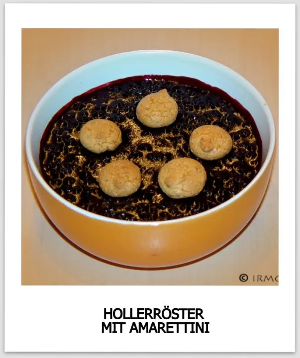 Hollerröster mit Amarettini