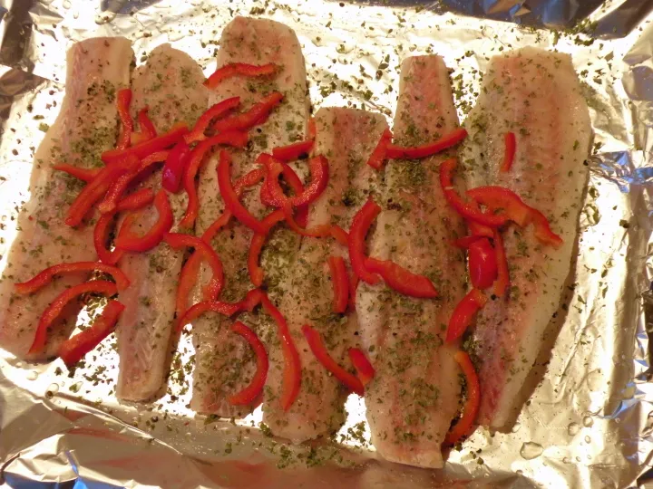 Fischfilet in der Folie