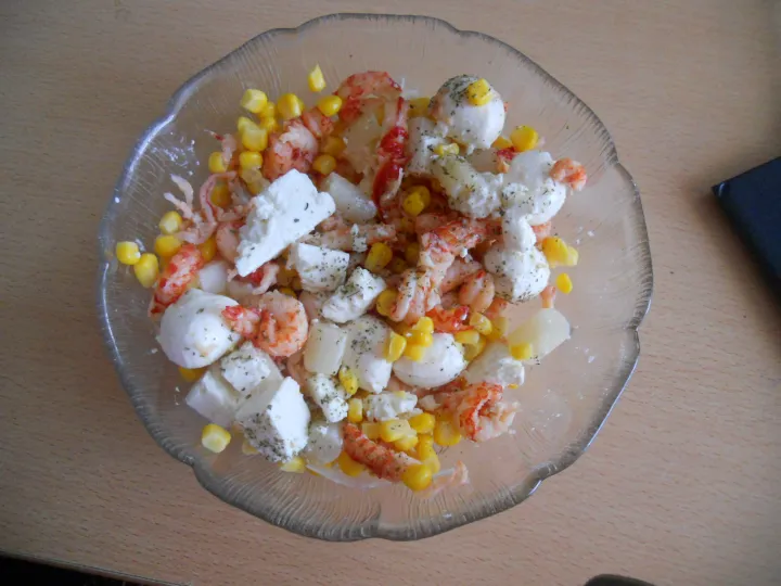 Mediterraner Louisianakrabbensalat 