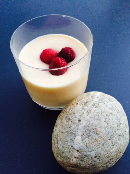 Einfache Eierlikör Creme im Glas