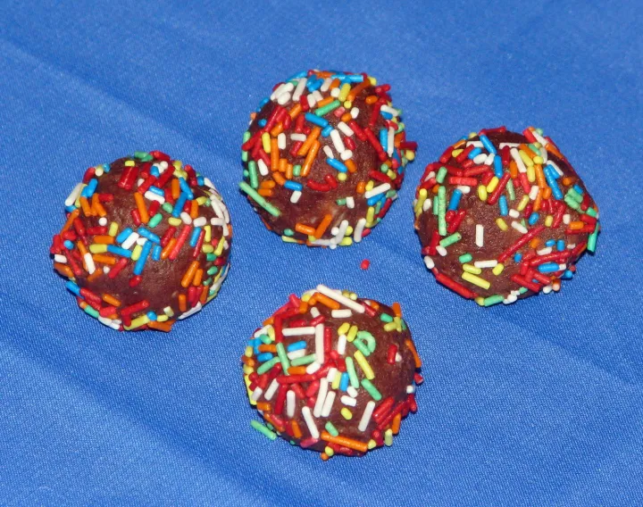 Einfache Schokopralinen