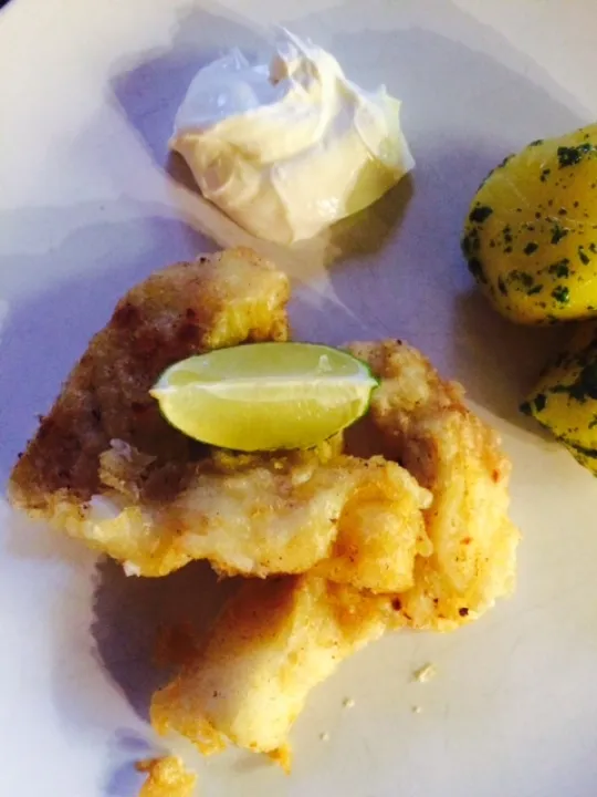 Fischfilet in WODKA - TEMPURA Teig