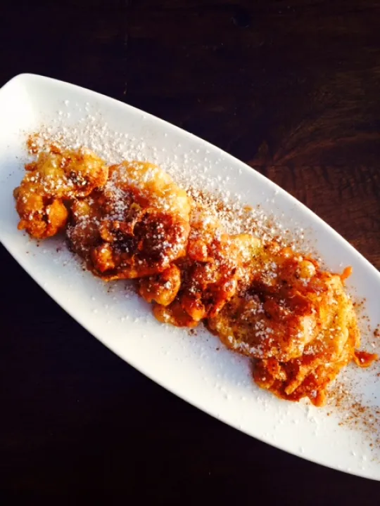 Gebackene Apfelringe