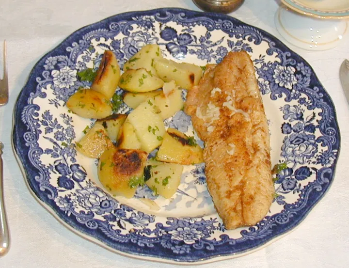 Gebratene Forellenfilets