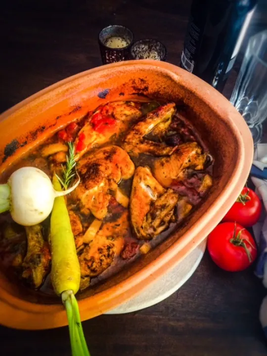 Hühncheneintopf mit Mairüben