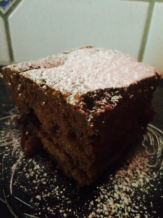 Schokolade Kuchen mit Früchte 