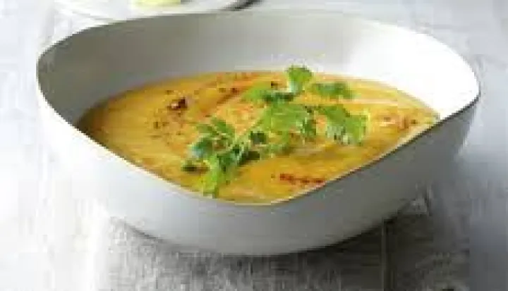 Süßkartoffel Zitronengras Suppe