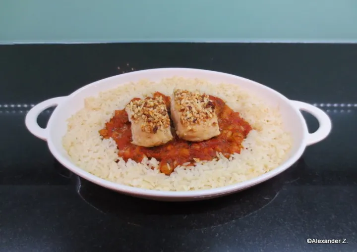 Hähnchenbrust mit Kichererbsen   