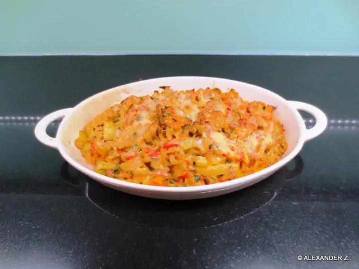 Gratinierter Nudelauflauf