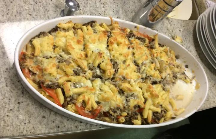 Gemüse-Nudelauflauf